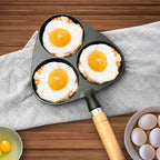 3-In-1 Cast Iron Cooking Pan (19cm)