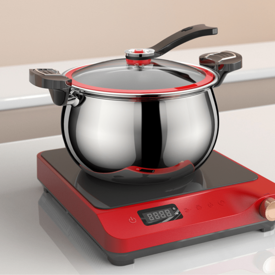 Multi-Use Micro-Pressure Cooker with Handle