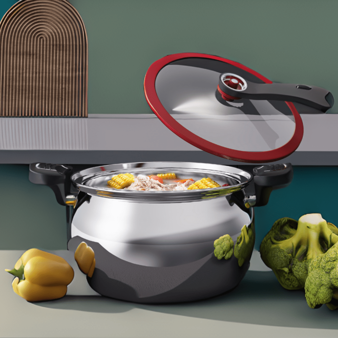 Multi-Use Micro-Pressure Cooker with Handle