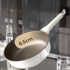 Deep Titanium Ceramic Fry Pan with Glass Lid(25cm)