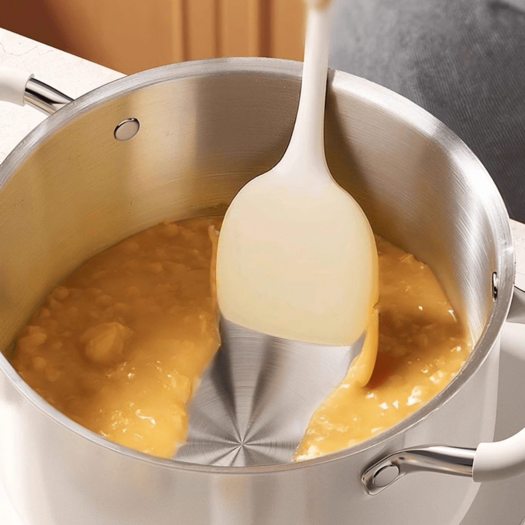 Multi-Purpose Stainless Steel Cooking Pot with Ceramic Exterior
