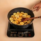 Durable Aluminum Alloy Titanium Fry  Wok with Non-Stick Surface (28cm)