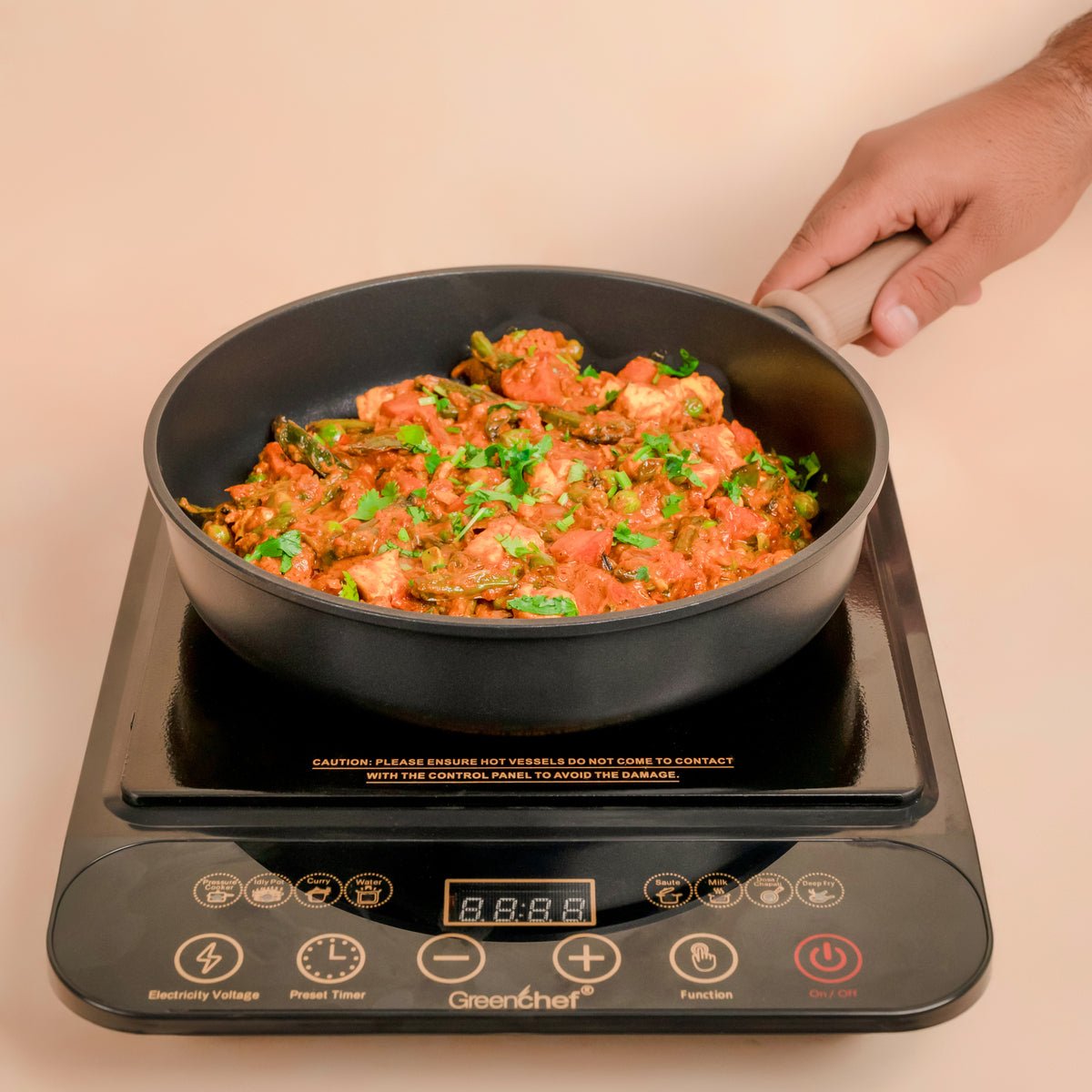 Non-Stick Titanium Fry Pan with Visual Lid (28 cm)