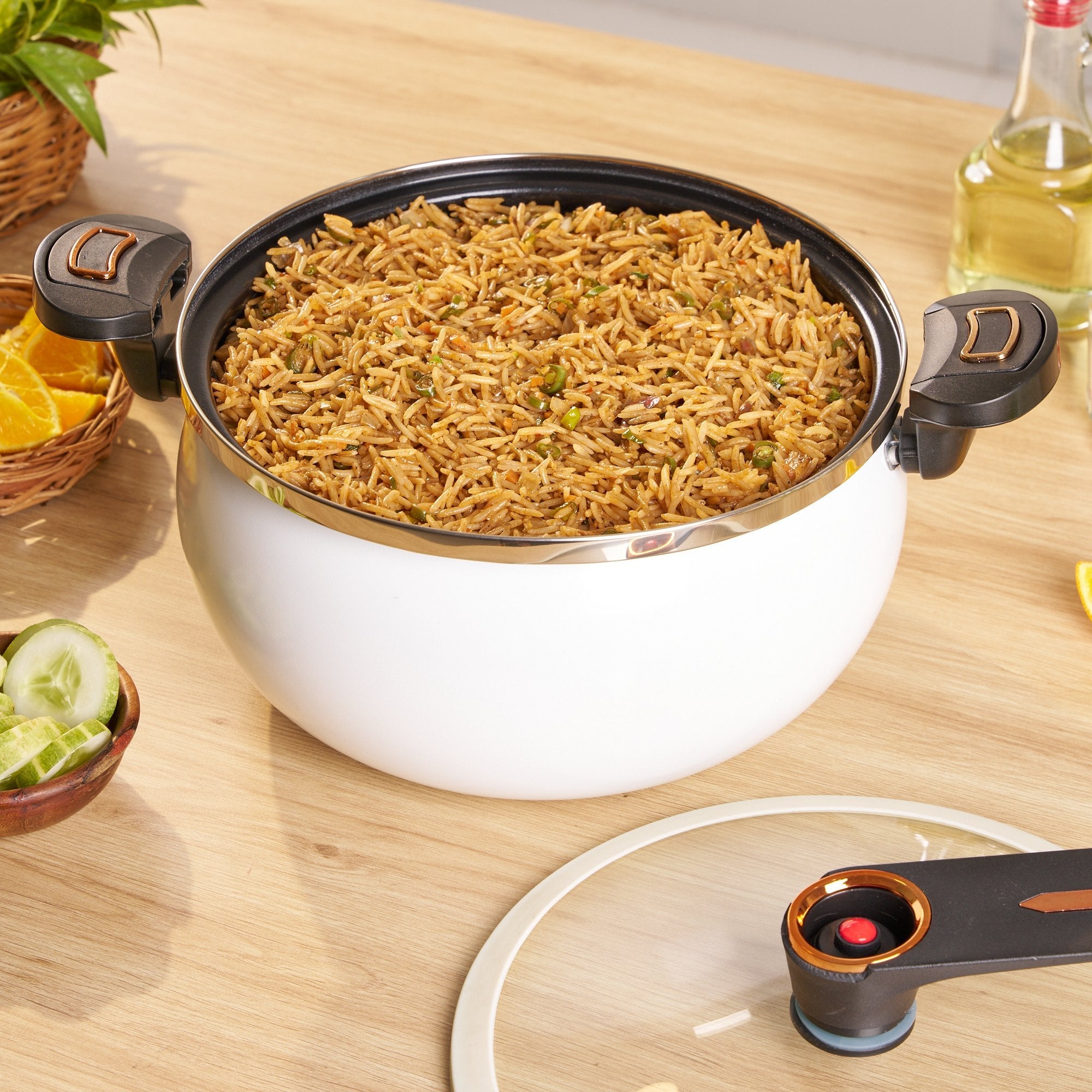 Non-Stick Double Air-Pressure Cooker