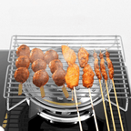 Portable Stainless Steel BBQ Grill Set