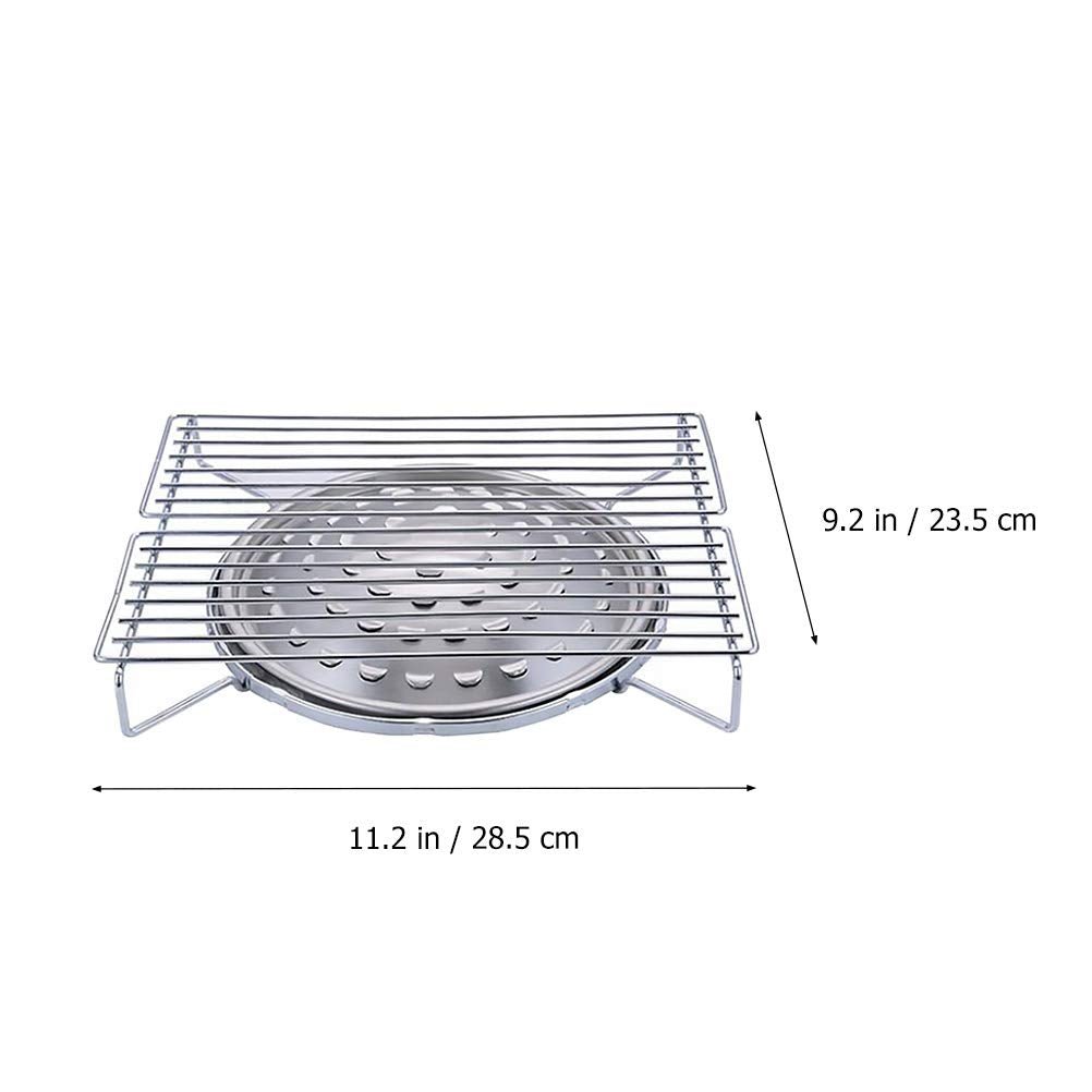 Portable Stainless Steel BBQ Grill Set