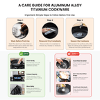 Durable Aluminum Alloy Titanium Fry  Wok with Non-Stick Surface (28cm)