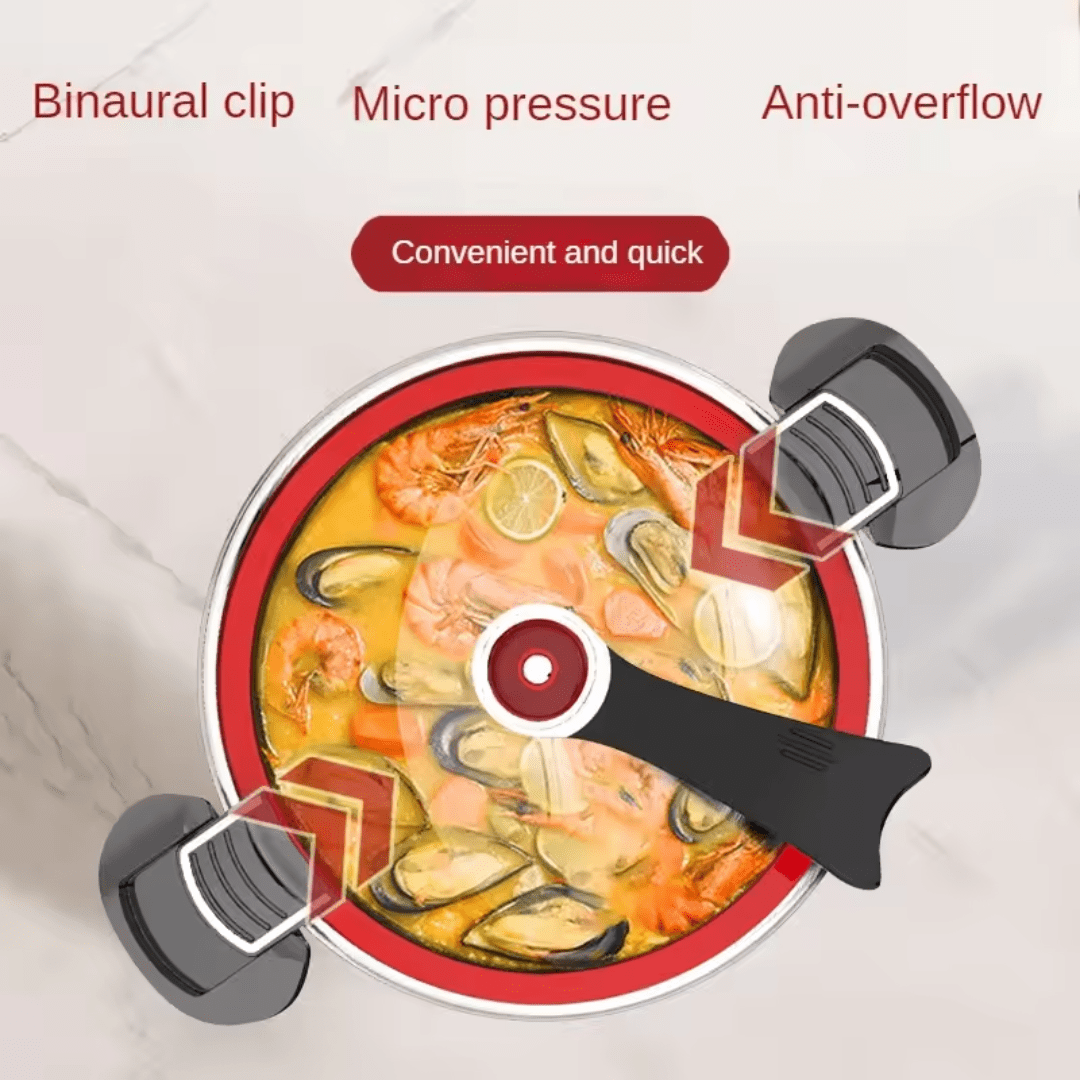 Multi-Use Micro-Pressure Cooker with Handle