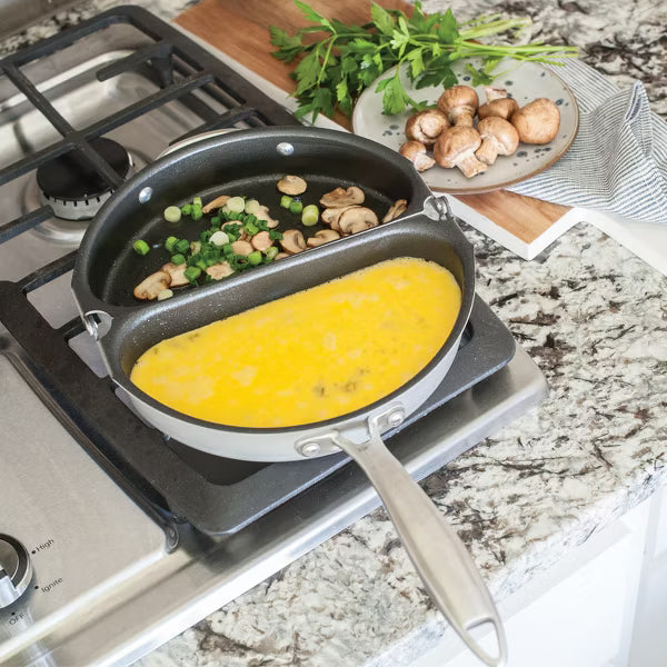 Non-Stick Double-Sided Folding Fry Pan (26cm)