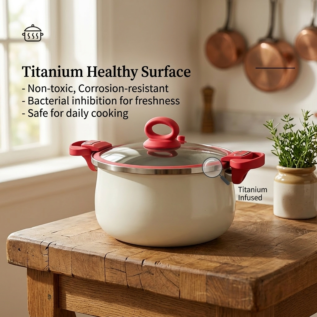 Titanium Non-Stick Micro Pressure Stew Pot