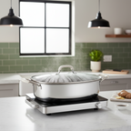 Premium Stainless Steel Food Steaming Pan