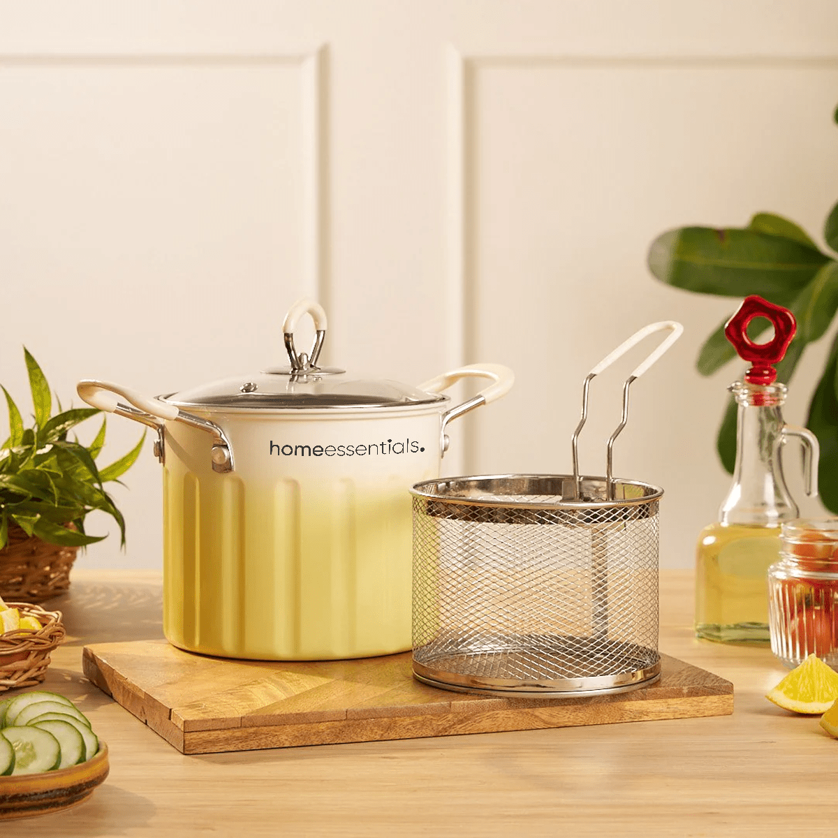 Eco-Friendly Deep Frying Pot With Lid