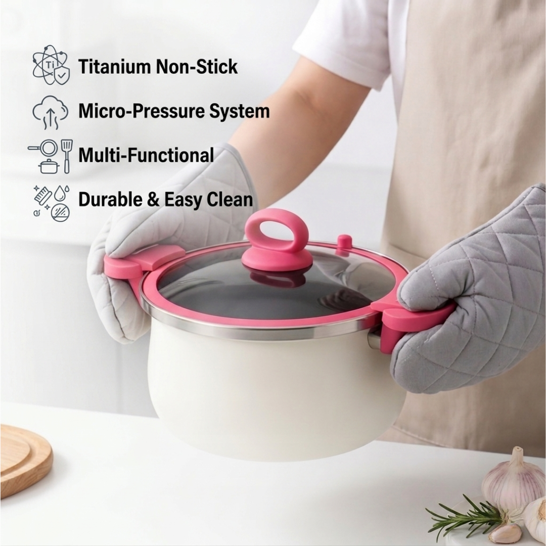 Titanium Non-Stick Micro Pressure Stew Pot